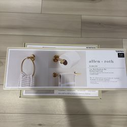 Bathroom Kit Gold Finish