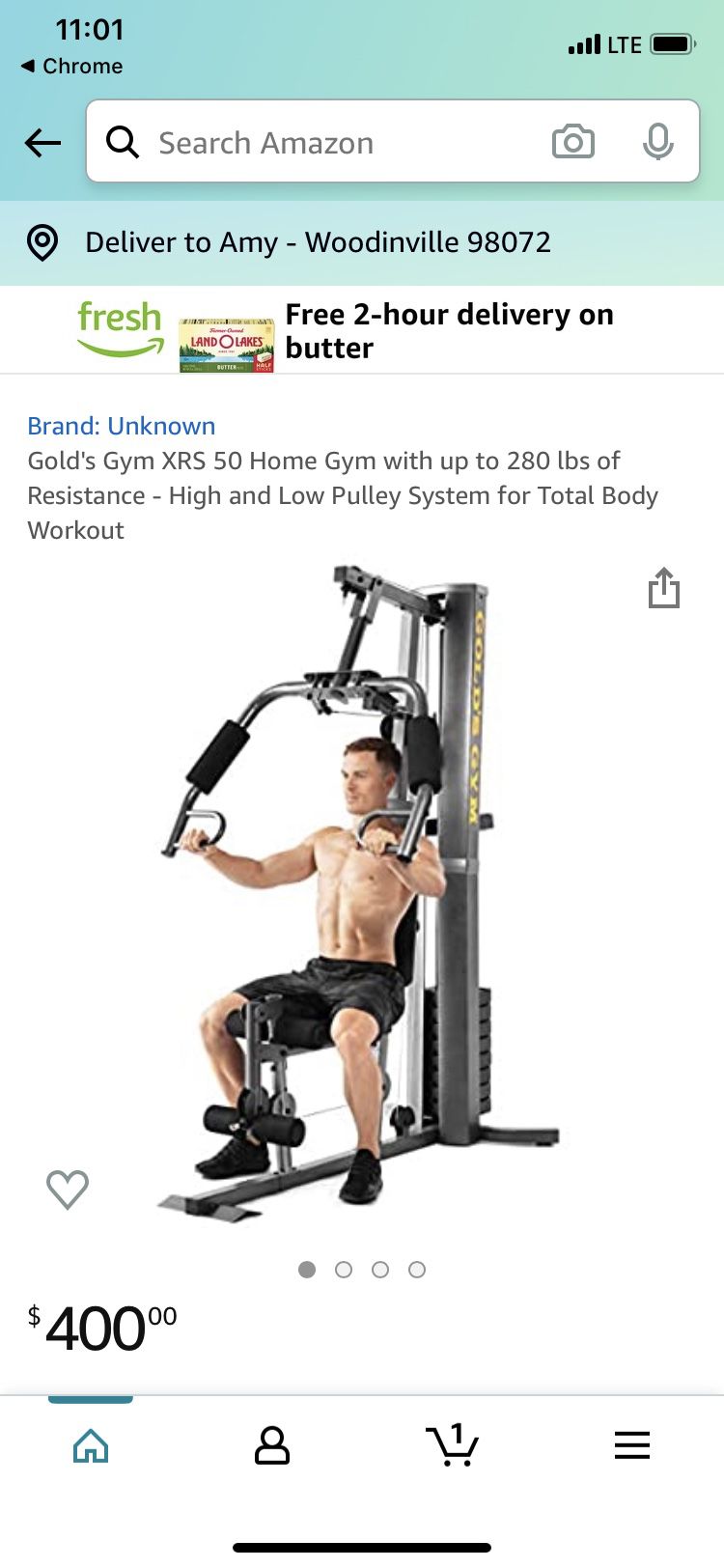 Used and in mint condition Gold’s Gym XR5 50 home gym system