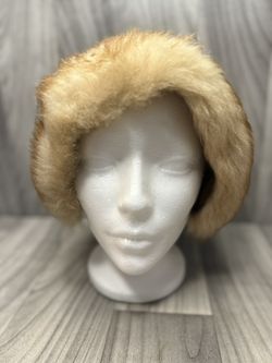 Vintage Halper Bros FOUR SEASONS Fur Hat PARIS LONDON ROME Cossack 