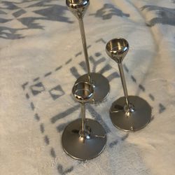 Set Of 3 Candle Stick Holders 