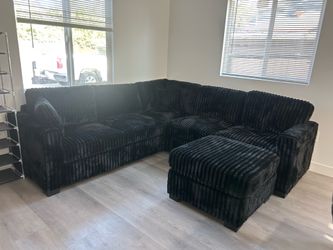 Brand New 4pc Comfy Corduroy Sectional