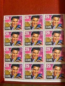 Cool vintage old Elvis Presley stamps collectible