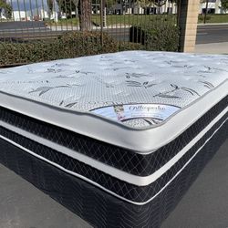 Full Ortho Bamboo Pillow Top Mattress!!