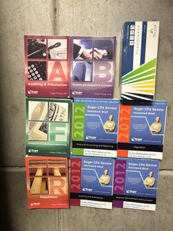 CPA book Set With Flash Cards ($300)
