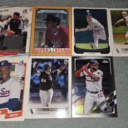 Lot of 7 Chicago White Sox MLB Basball Cards