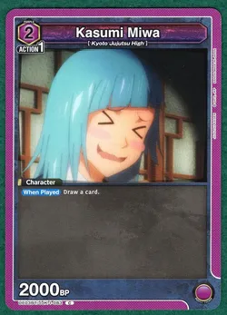 Kasumi Miwa Union Arena Jujutsu Kaisen Card