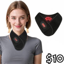 [NEW] Cordless Heated Neck Wrap / Vibration Massage Pad
