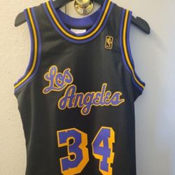 Shaq Mitchell & Ness Lakers 1996-97 Jersey 