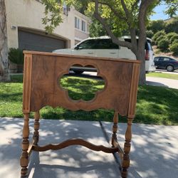 Vintage Wood End Table