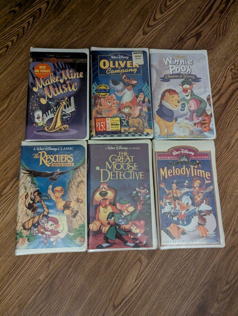 Sealed Disney VHS