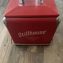Retro Ice Chest With Bottle Opener On Side 