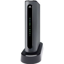 Motorola - MT7711 24x8 DOCSIS 3.0 Modem + AC1900 Router for Xfinity Internet & Voice - Black
