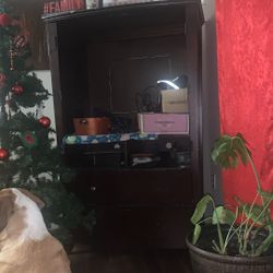 Free Dark  Wood Armoire 