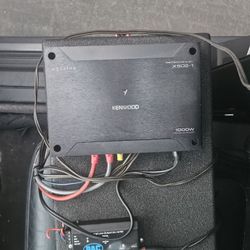 Kenwood Amp Crossover And Subwoofer 