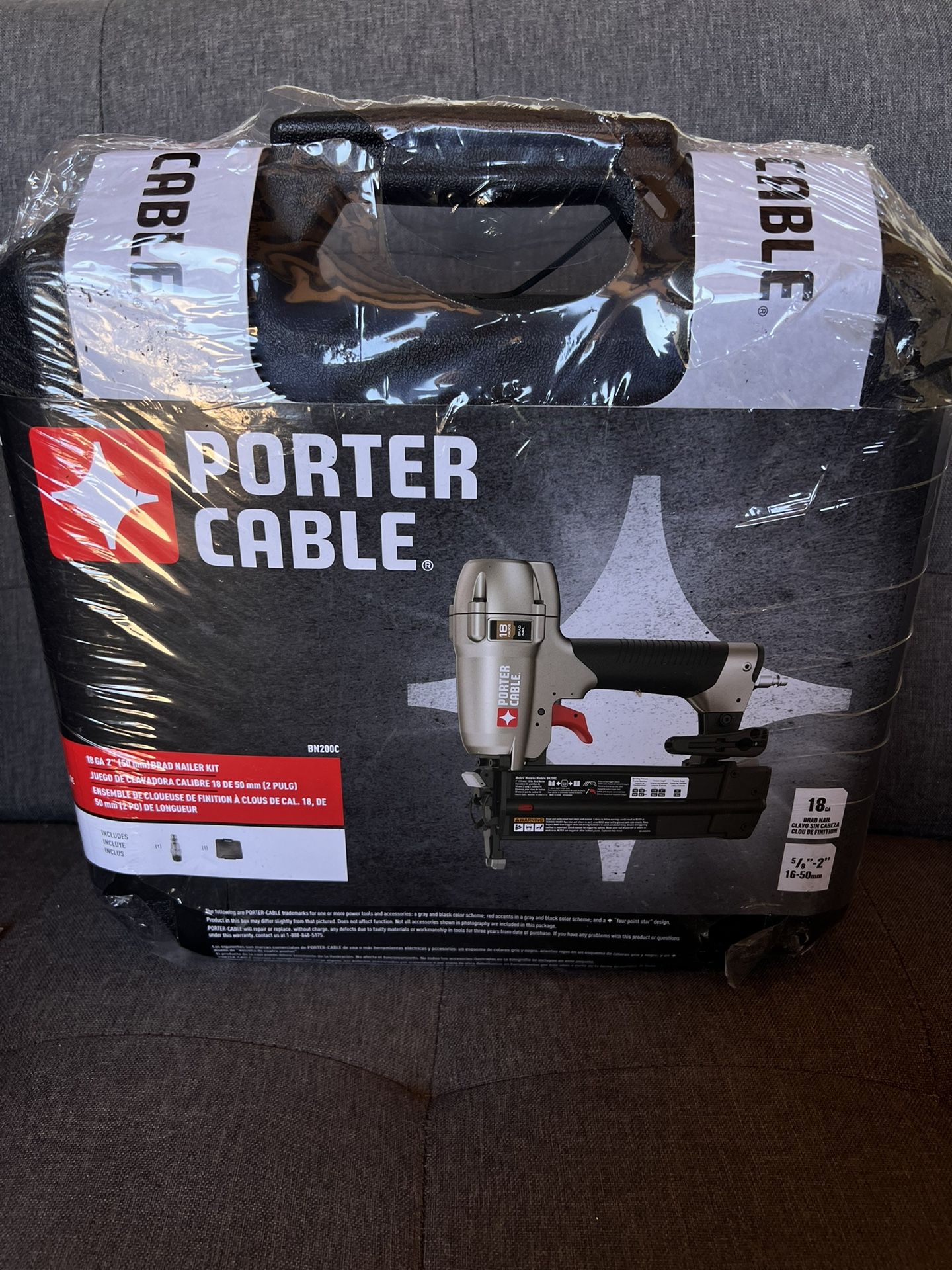 Porter Cable 18 Gauge Brad Nailer Kit New