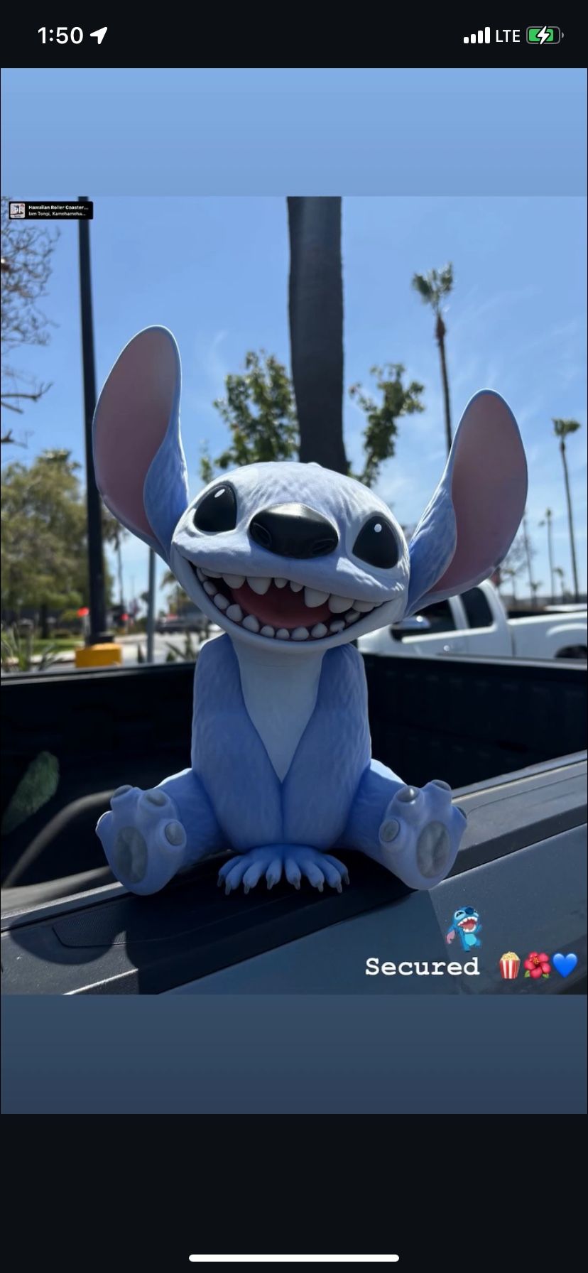 2025 Stitch Popcorn Bucket