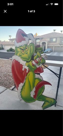 The Grinch Christmas Yard Decorations ($25.00 Each)