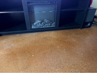 Electric fireplace TV stand