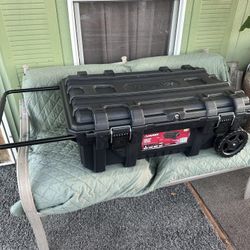 Husky 36.5 in Black Heavy Duty Rolling Toolbox with Keyed Lock