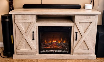 Fire place entertainment center