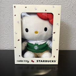 Hello Kitty x Starbucks Plushie 