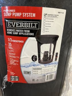 Sump Pump System 