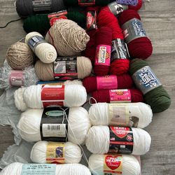 Yarn skeins.  All included.  Not sold separately. I am open to offers.