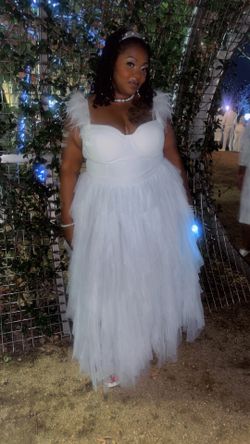 White Tulle Dress