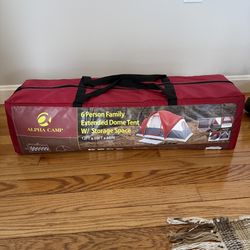 Alpha Camp 6 person family extended dome tent