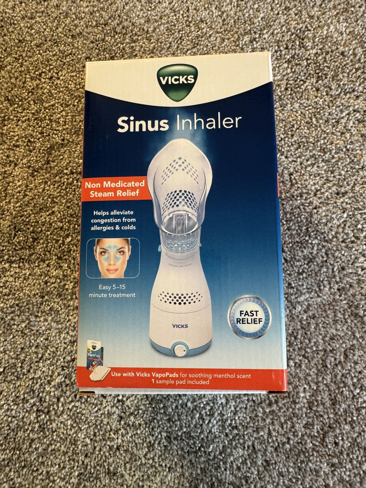 New Vicks Personal Steam Sinus Inhaler
