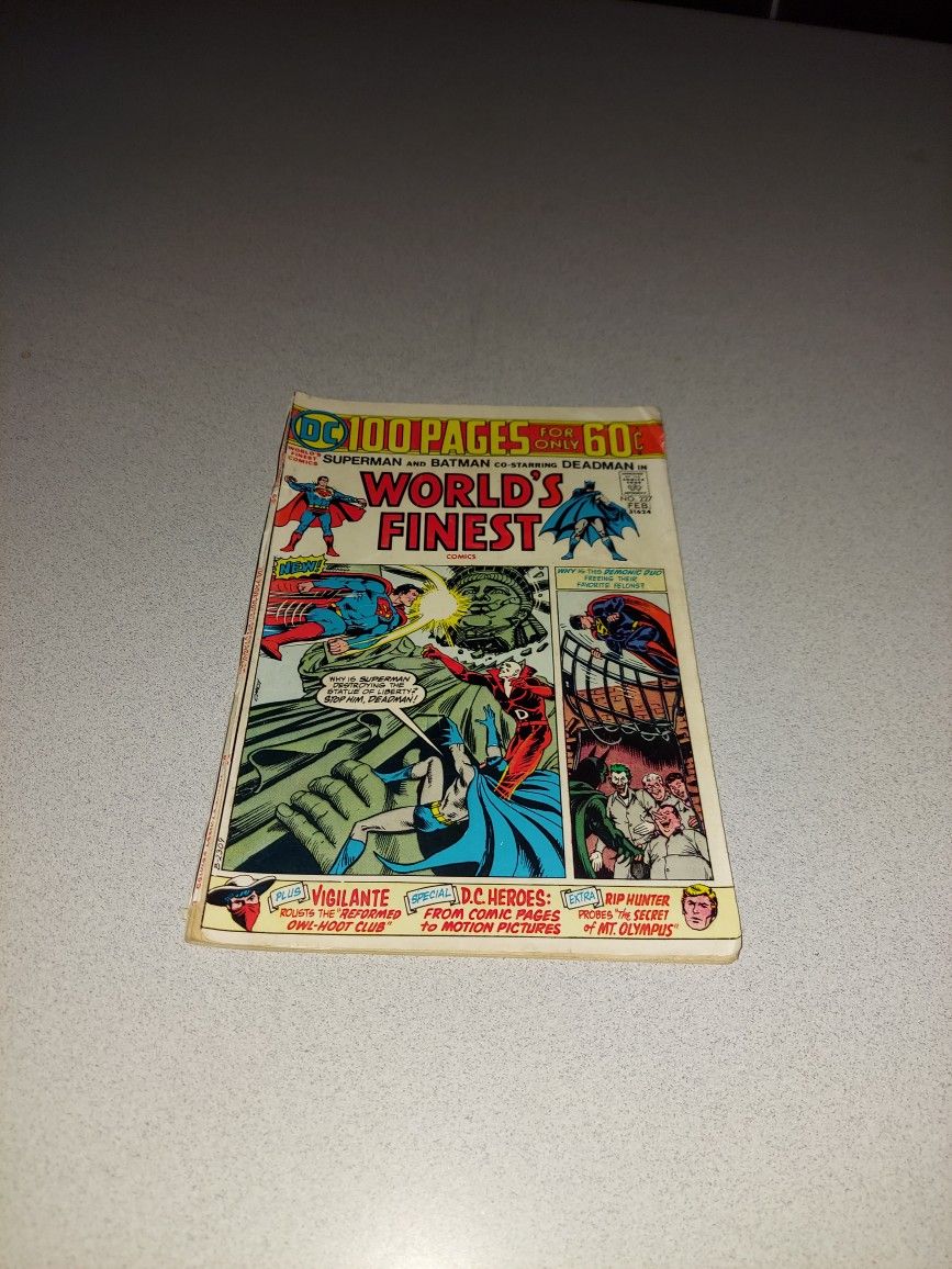 VINTAGE 1975 WORLD'S FINEST #227 COMIC