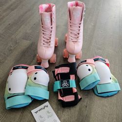 Yvolution Pretty Fly Women's Roller Skates Size 9 In Pink