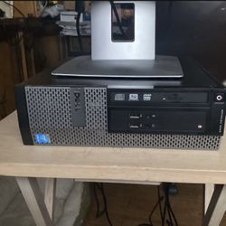 Desktop &  Pc Combo 27in HP monitor 