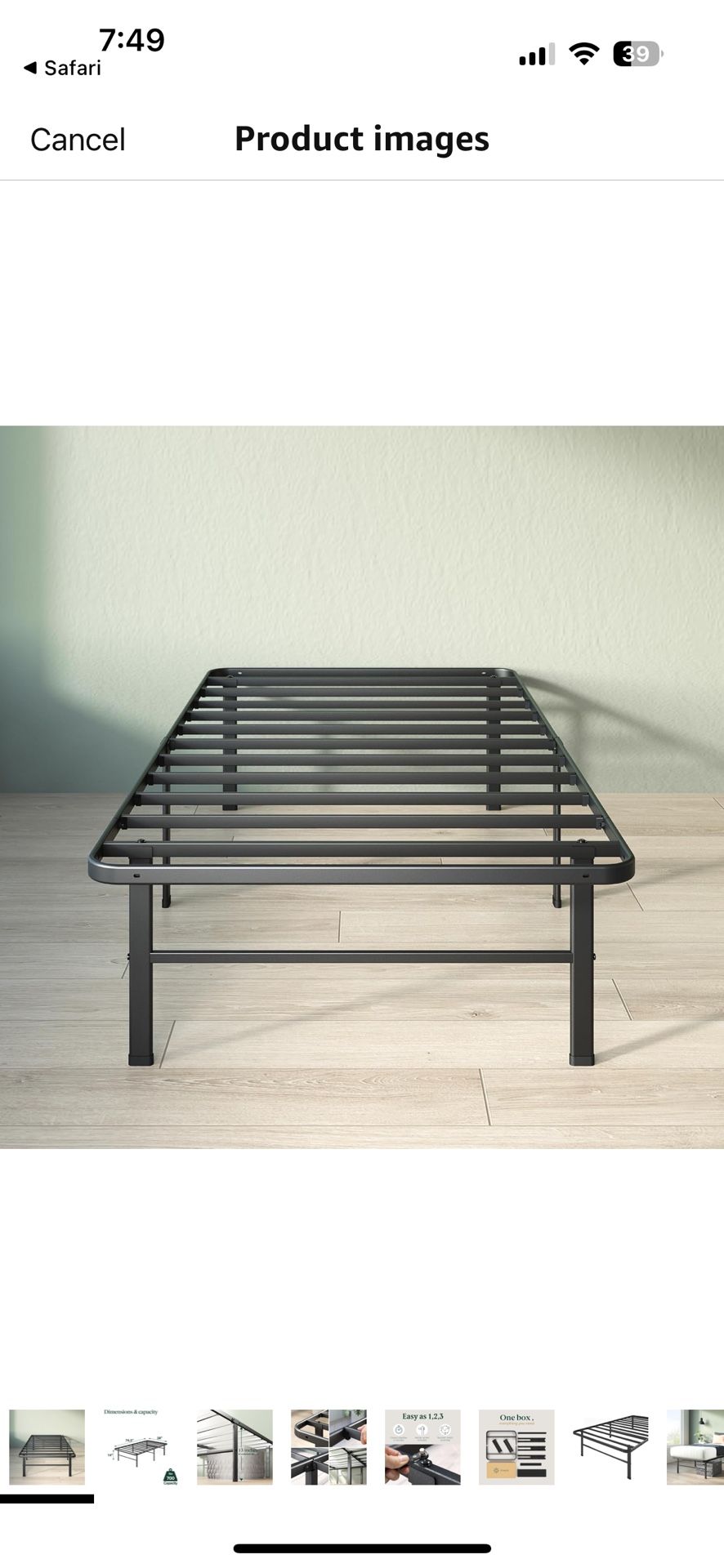 Zinus Twin Bed Frame