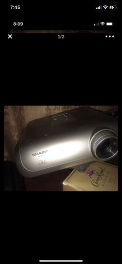 Sharp XR-10X DLP Projector with Ceiling Mount