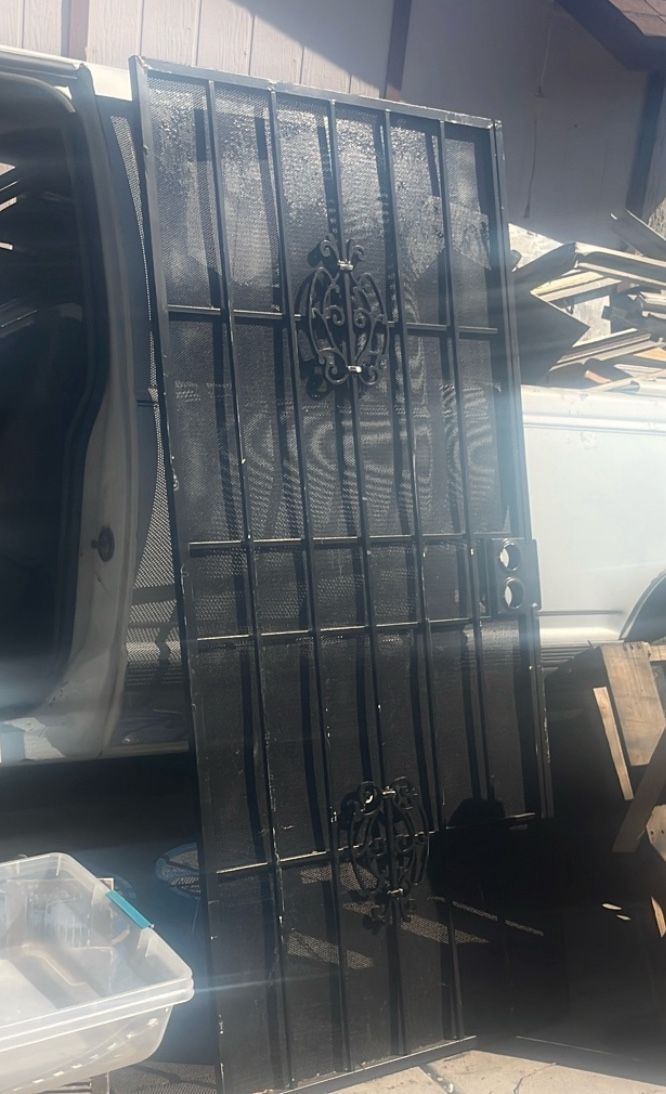 Security Door With Frame