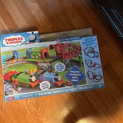 Talking Thomas & Percy Train Set 