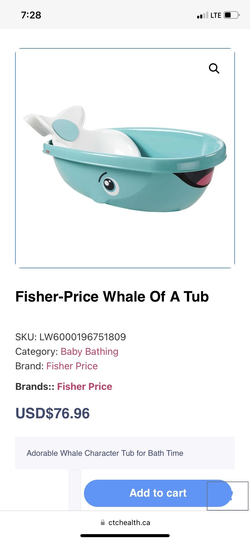 Whale Tub