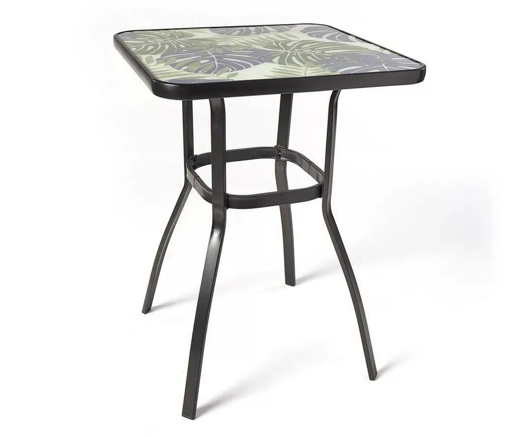 27in Glass Table Outdoor
