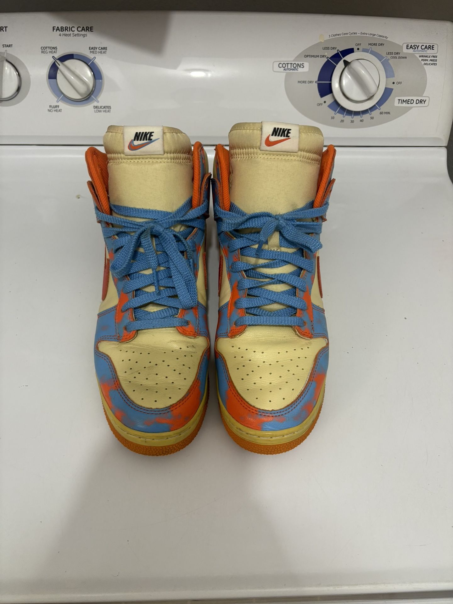 Nike Dunk Highs 1985 Acid Wash Sz 11