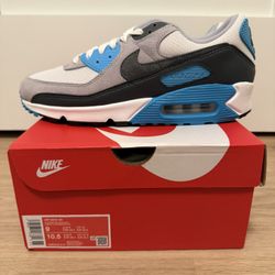 Nike Air Max 90 “Platinum Tint Blue Lightning” Men’s Size 9 DM0029-019