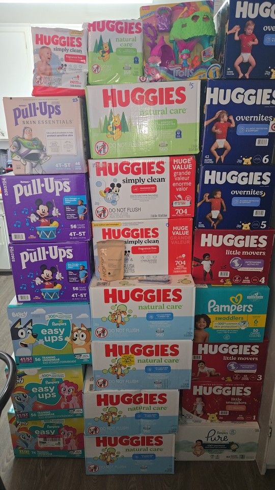 HUGGIES, NINJAMA, Pull Ups, CVs Diapers
