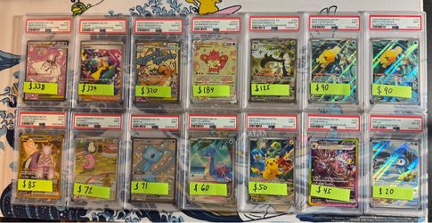 Big lot of Pokemon PSA Slabs