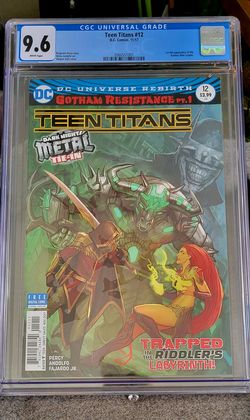 Teen Titans (2016) #12 1st Print CGC 9.6 Blue Label WH Pgs 1st Batman Who Laughs