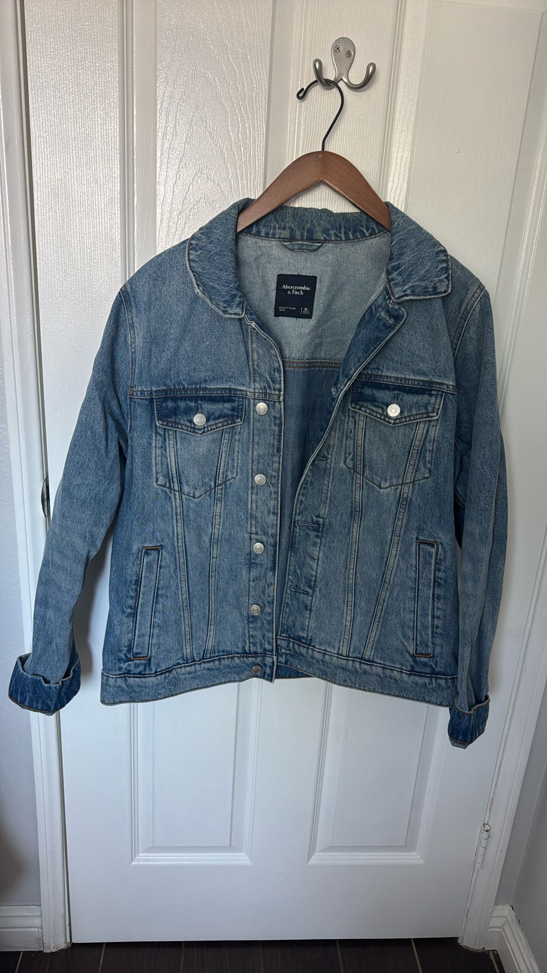 Men’s Blue Denim Abercrombie & Fitch XL jacket