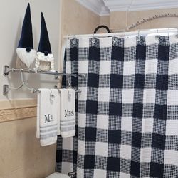 Cortina Y Gnomes Hechos A Mano 