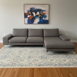 Mid-century modern sectional couch🛻 delivery available🛻