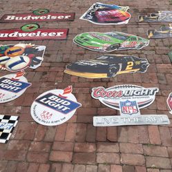Vintage Beer Metal Tin Signs 