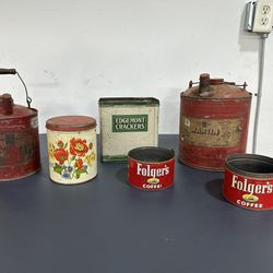 Vintage Martin Gas Cans