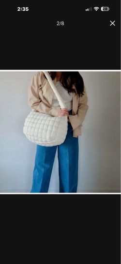 Quilted Puffer Shoulder Bag